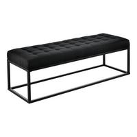 POLSTERBANK Salta - Schwarz, Textil/Metall (120/38/40cm) - pro.tec