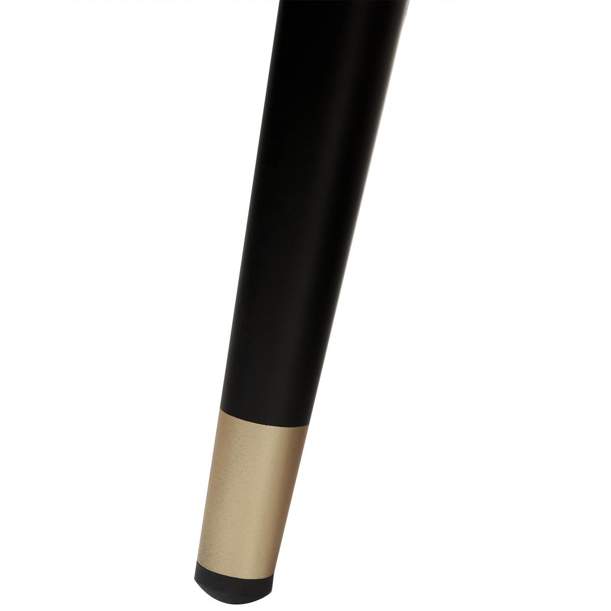 SESSEL Dunkelblau Orsta - Goldfarben/Schwarz, Textil (112/73/85cm) - Beliani