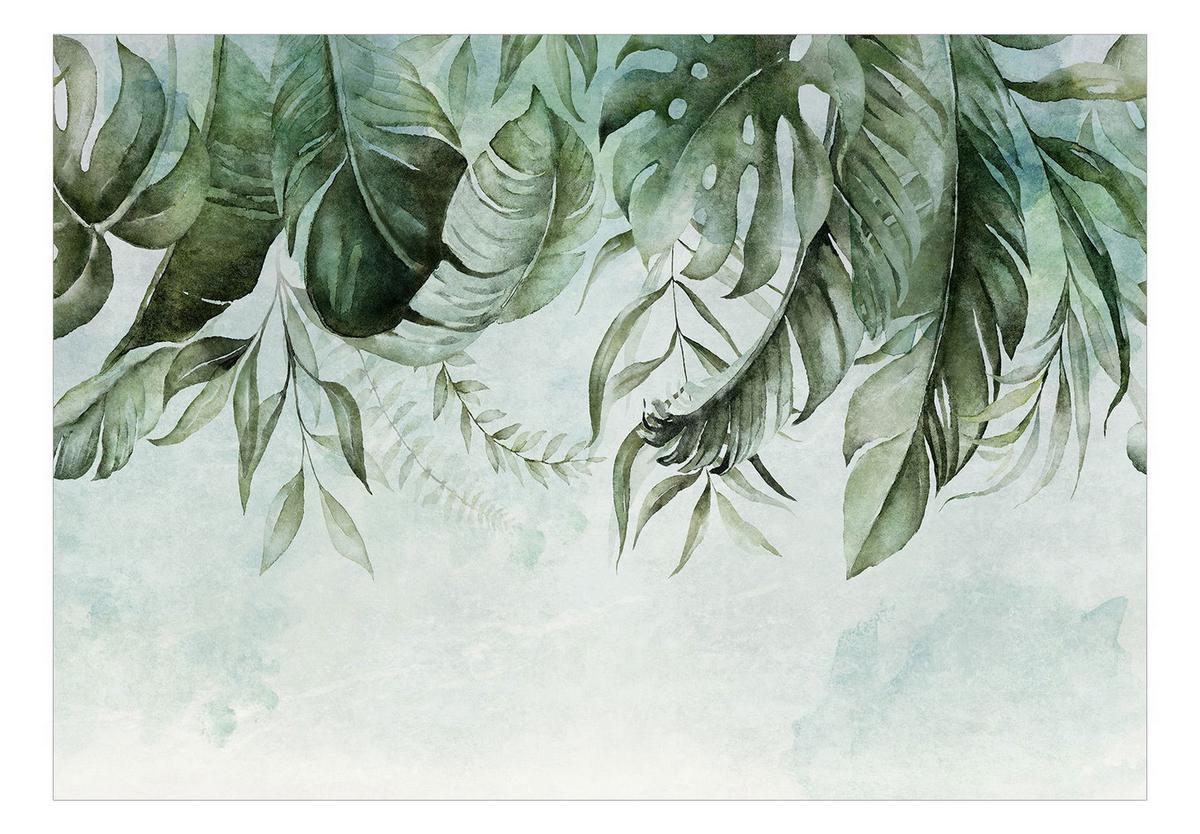 SELBSTKLEBENDE FOTOTAPETE 392/280 cm - Grün, Kunststoff/Textil (392/1cm) - KUNSTLOFT