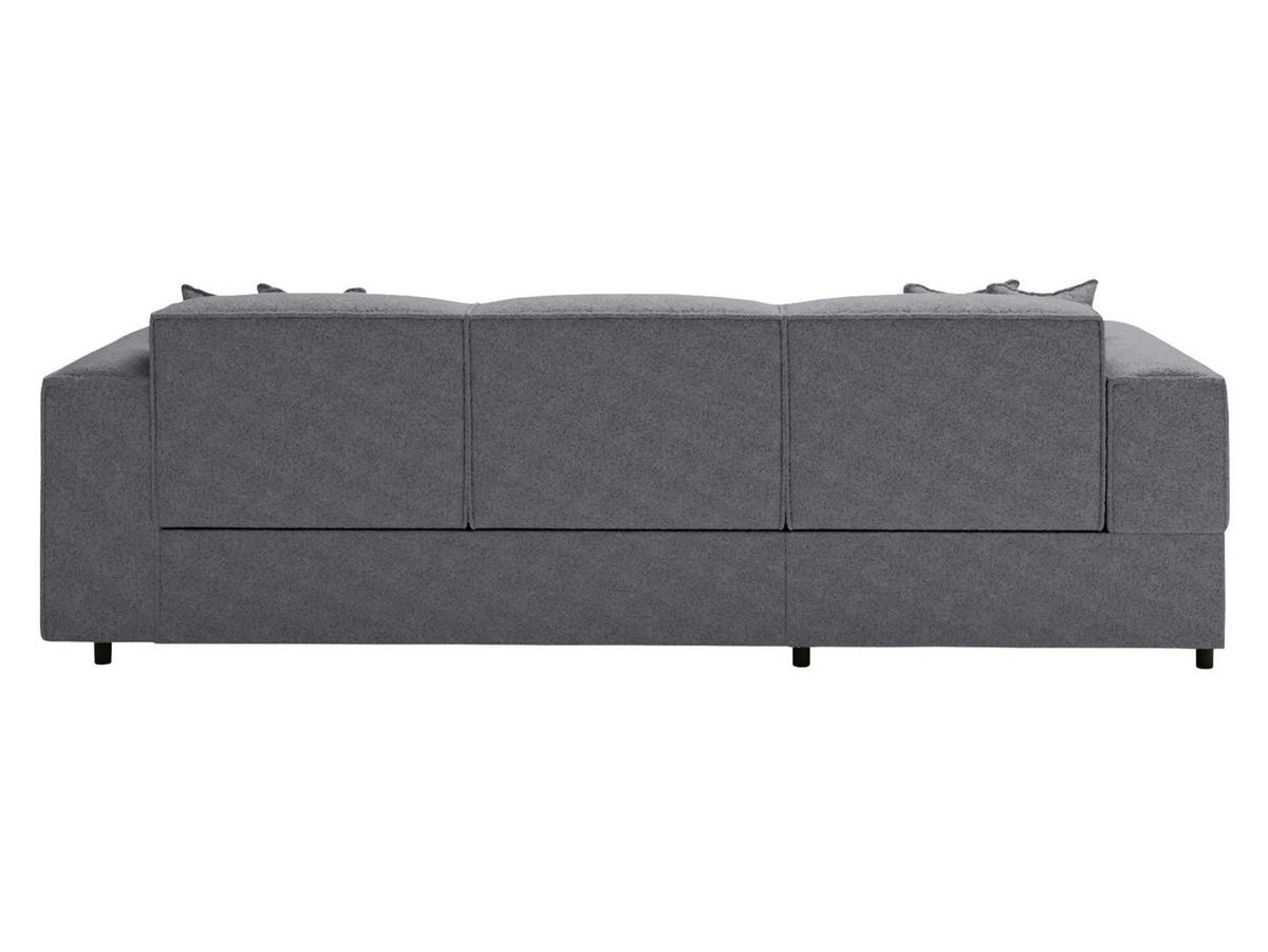 ECKSOFA Santos L, Seite: Links - Dunkelgrau/Schwarz, Holzwerkstoff/Kunststoff (253/166cm) - MIRJAN24