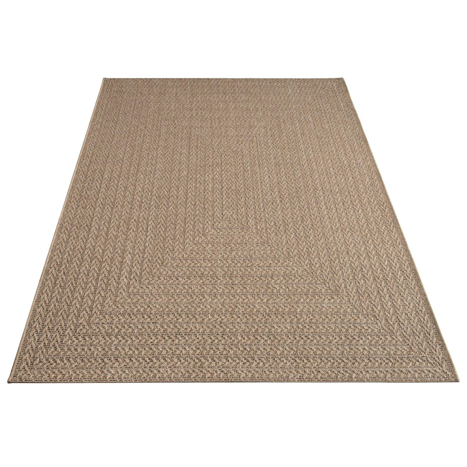FLACHWEBTEPPICH, einfarbig, aus Polypropylen, Beige, 120 x 170 cm - Beige, Textil (170/120cm) - KADIMA DESIGN