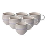 HENKELBECHER Perlemor Sand beige 290 ml 6er Set - Beige, Keramik (0.29L) - like.Villeroy & Boch