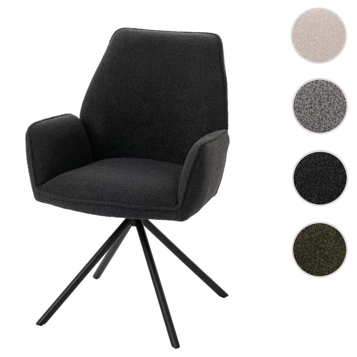 ESSZIMMERSTUHL Grau - Dunkelgrau/Grau, Textil (60/86/60cm) - MCW
