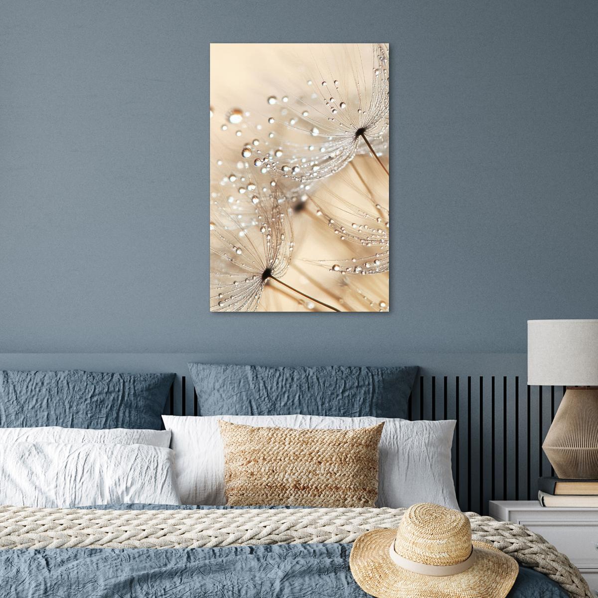 POSTER Löwenzahn - Abstrakt - Natur - Beige Wanddeko 40x60 cm - Braun, Papier (40/60/0.1cm) - MuchoWow