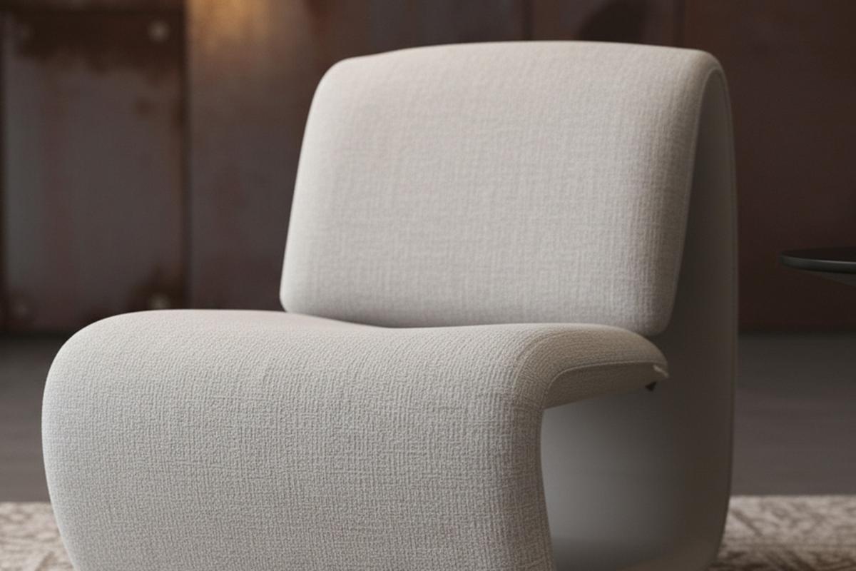 LOUNGESESSEL HAZEL Grau Kunstleder, Webstoff - Schwarz/Grau, Kunststoff/Textil (67/79/89cm) - KAWOLA
