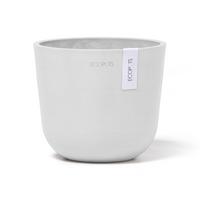 BLUMENTOPF Oslo Mini 16/13,7 cm Weiß - Weiß, Kunststoff (16/13.7cm) - Ecopots