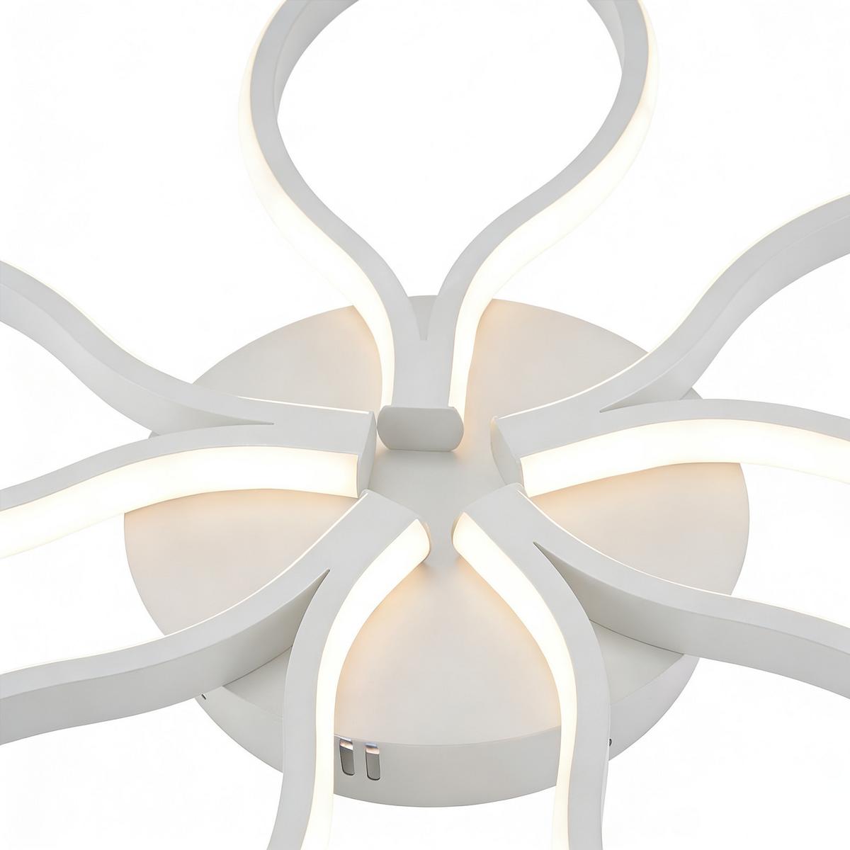 LED DECKENLEUCHTE Ielwynne 80/38/6 cm - Weiß, Metall (80/38/6cm) - ZMH