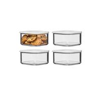 VORRATSDOSE Modula weiß 1250 ml 4er Set - Weiß, Kunststoff (16/8.6/16cm) - Mepal