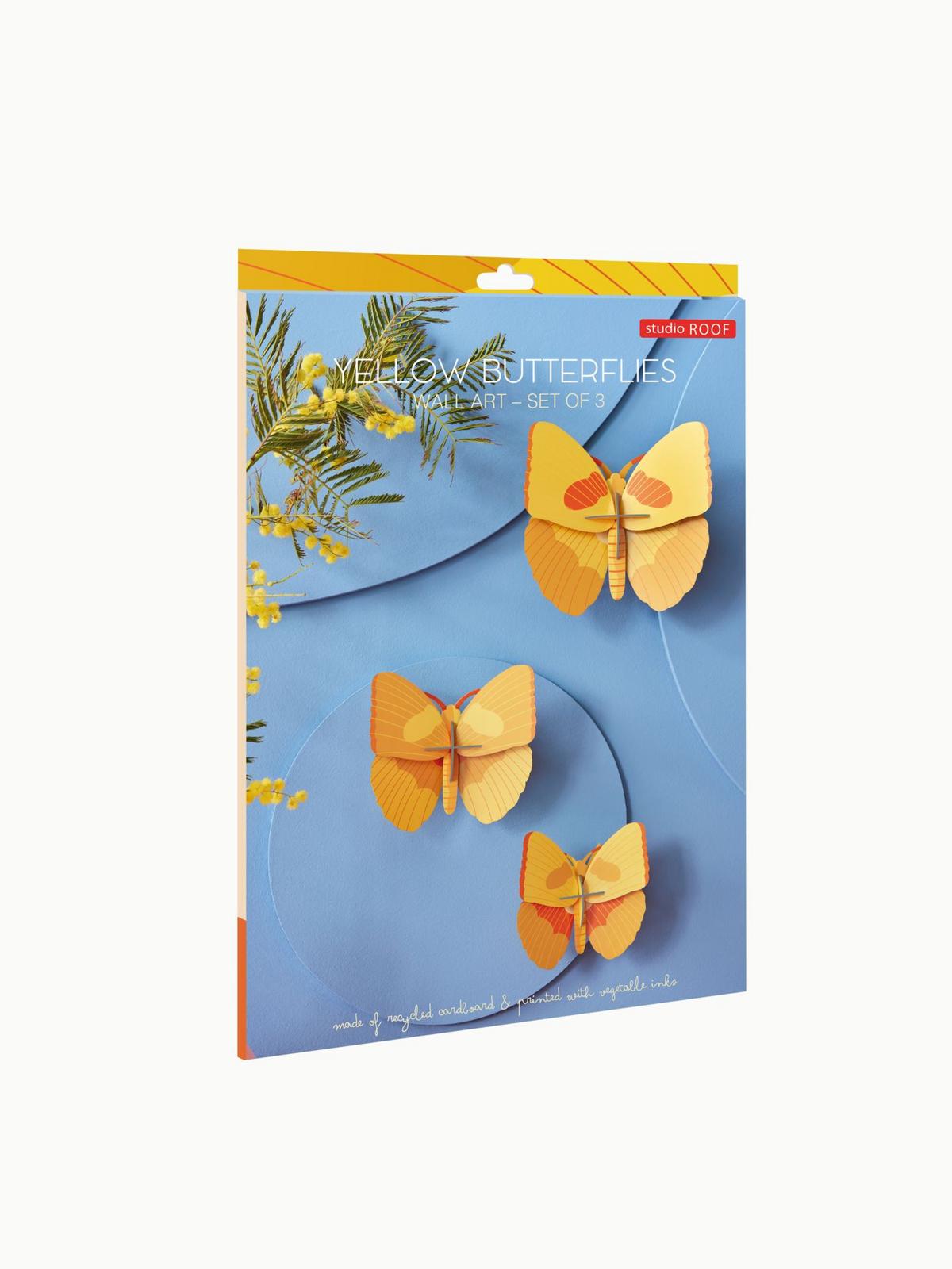 WANDDEKO Bernstein-Trio 7.5/16.5 cm - Multicolor, Wellpappe (7.5/16.5/17cm) - Studio Roof