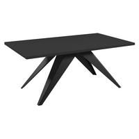 TISCH Vento 100 Ausziehbarer - Schwarz, Holzwerkstoff/Metall (80/140/76cm) - MIRJAN24