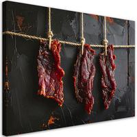 LEINWANDBILD Essen & Trinken 30x20cm - Rot, Textil (30/20cm) - Feeby