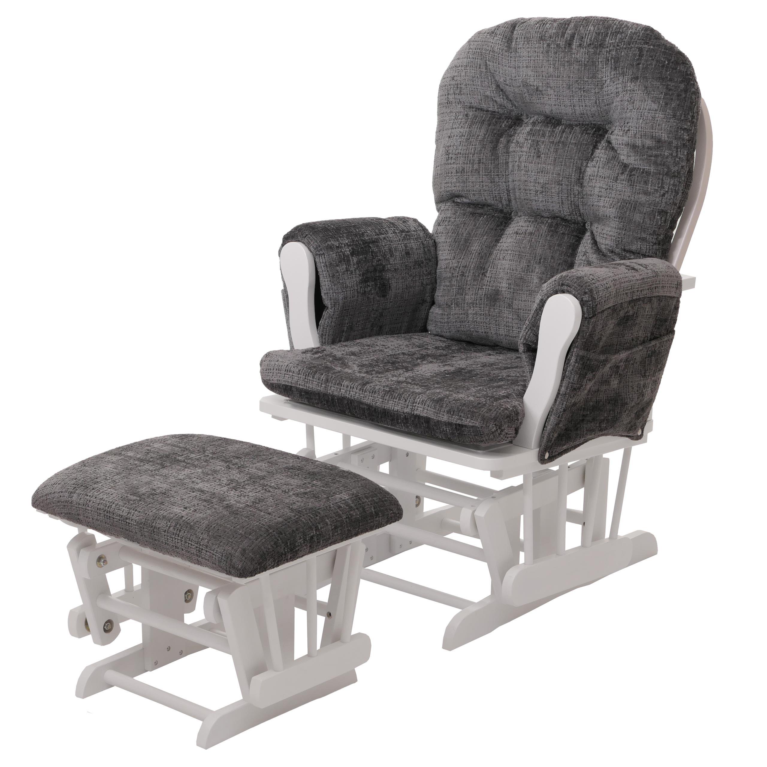 RELAXSESSEL Grau, Weiß - Weiß/Grau, Textil (75/100/71cm) - MCW