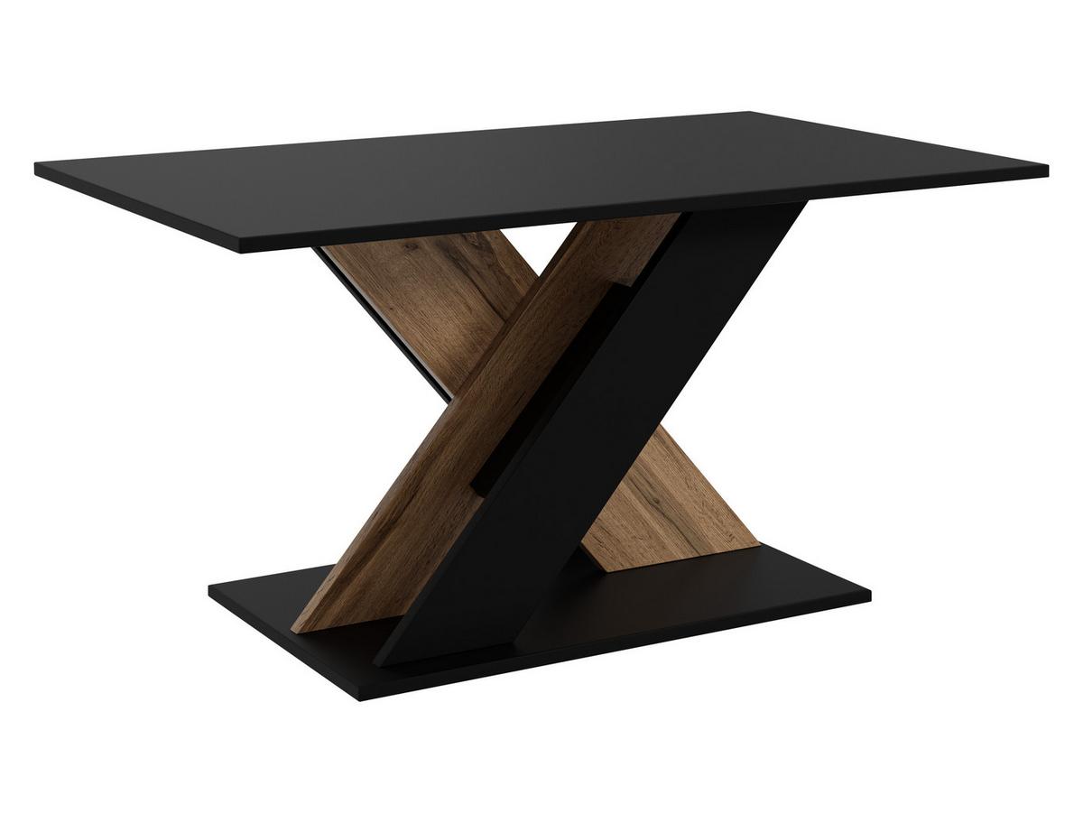 COUCHTISCH Toxx - Eiche Wotan/Schwarz, Holzwerkstoff (60/110/55cm) - MIRJAN24