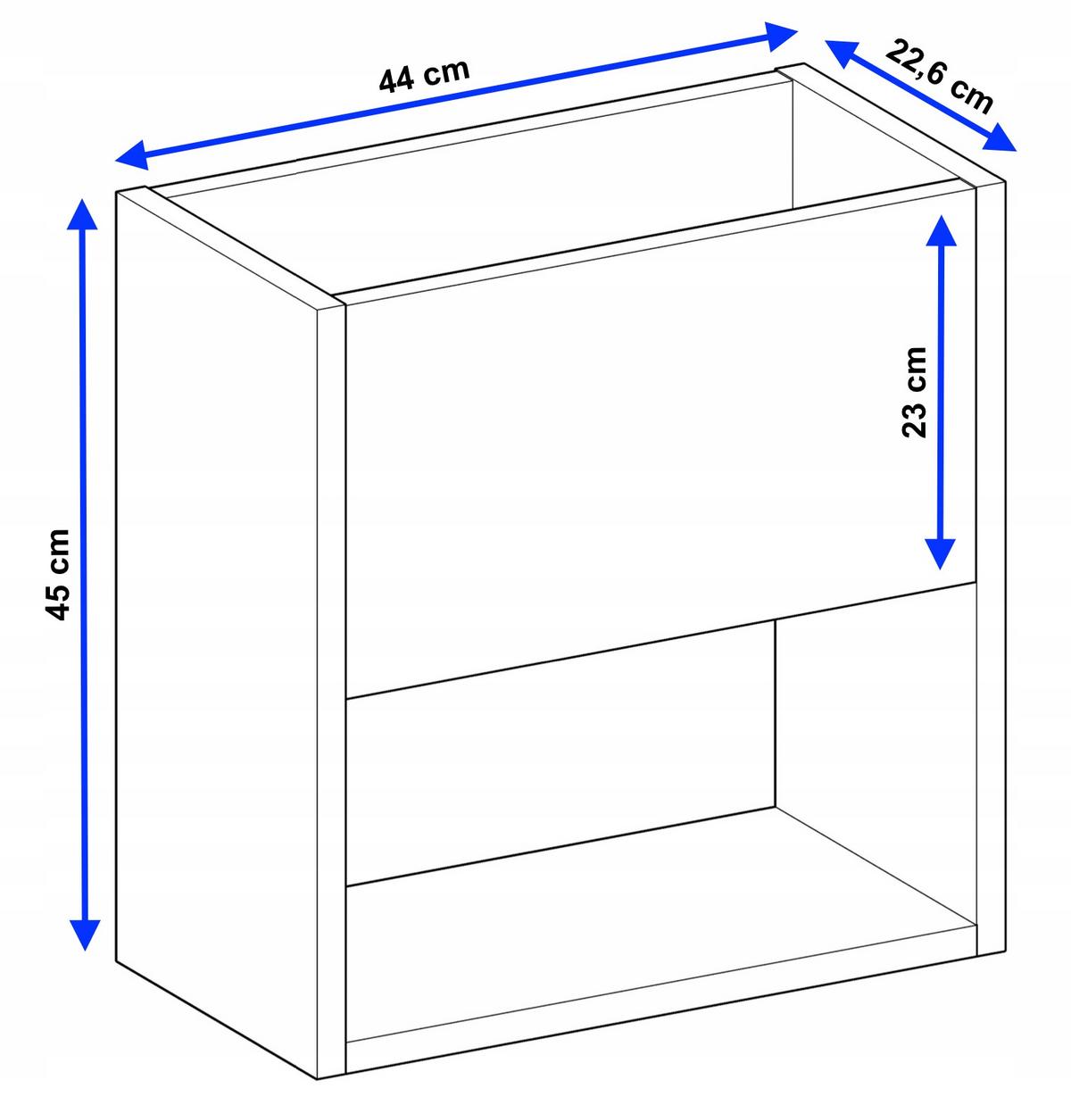BLUMENKASTEN Dunkelgrau - Dunkelgrau, Holzwerkstoff (46195/45/44cm) - RAUMHIRSCH FURNITURE