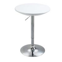 BARTISCH, Metall, ABS-Lackierung, Weiß - Weiß, Metall (61/61/97cm) - HOMCOM