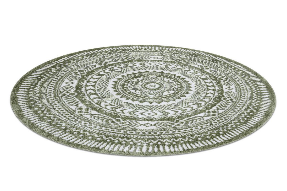 TEPPICH Fun 140 cm - Pastellgrün, Textil (140/140cm) - rugsX