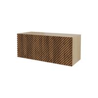 LOWBOARD ZENO-W 100x40x40 cm - Artisan / Weiß - Weiß, Holzwerkstoff (100/40/40cm) - ALTDECOR