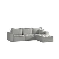 ECKSOFA Sande In Alpine - Hellgrau, Holzwerkstoff/Textil (292/192cm) - Fun Möbel