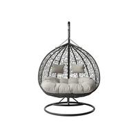 HÄNGESESSEL Olivia - Grau, Metall (132/200/120cm) - MIRJAN24