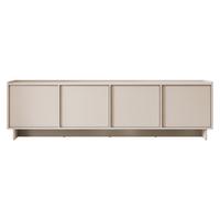 TV-LOWBOARD Yasumi 195 - Kaschmir/Schwarz, Holzwerkstoff/Kunststoff (195/55/39cm) - MIRJAN24