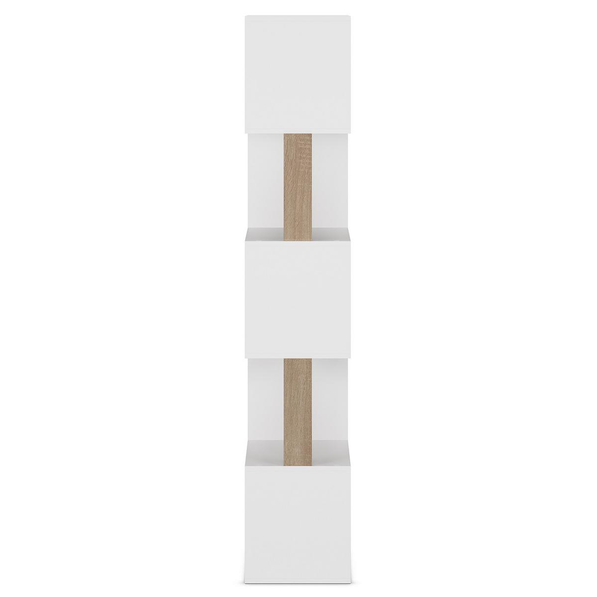 REGAL Maldivas 5 fächern weiß - Weiß, Holzwerkstoff (35/161/30cm) - VS Venta-stock
