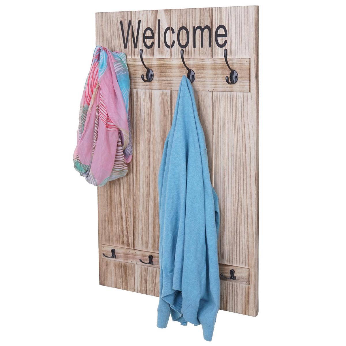 WANDGARDEROBE WELCOME SHABBY Beige - Beige, Holz (60/90/8cm) - MCW
