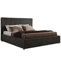 POLSTERBETT CORIVO CLASSIC 140/200 - Dunkelgrau Velvet - ohne Matratze - Dunkelgrau, Textil (140/200cm) - MKS