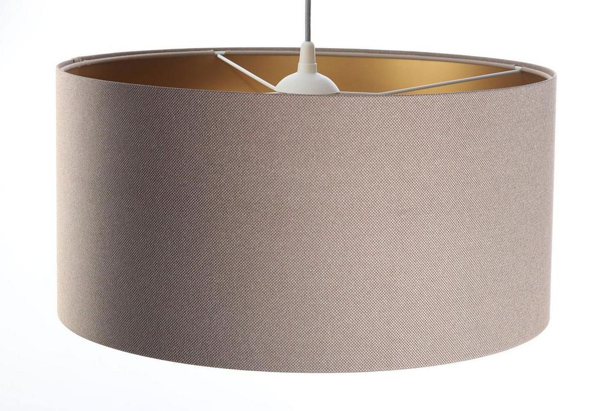 HÄNGELEUCHTE Beige 50/25 cm - Beige/Braun, Kunststoff (50/0.8/25cm) - ONZENO