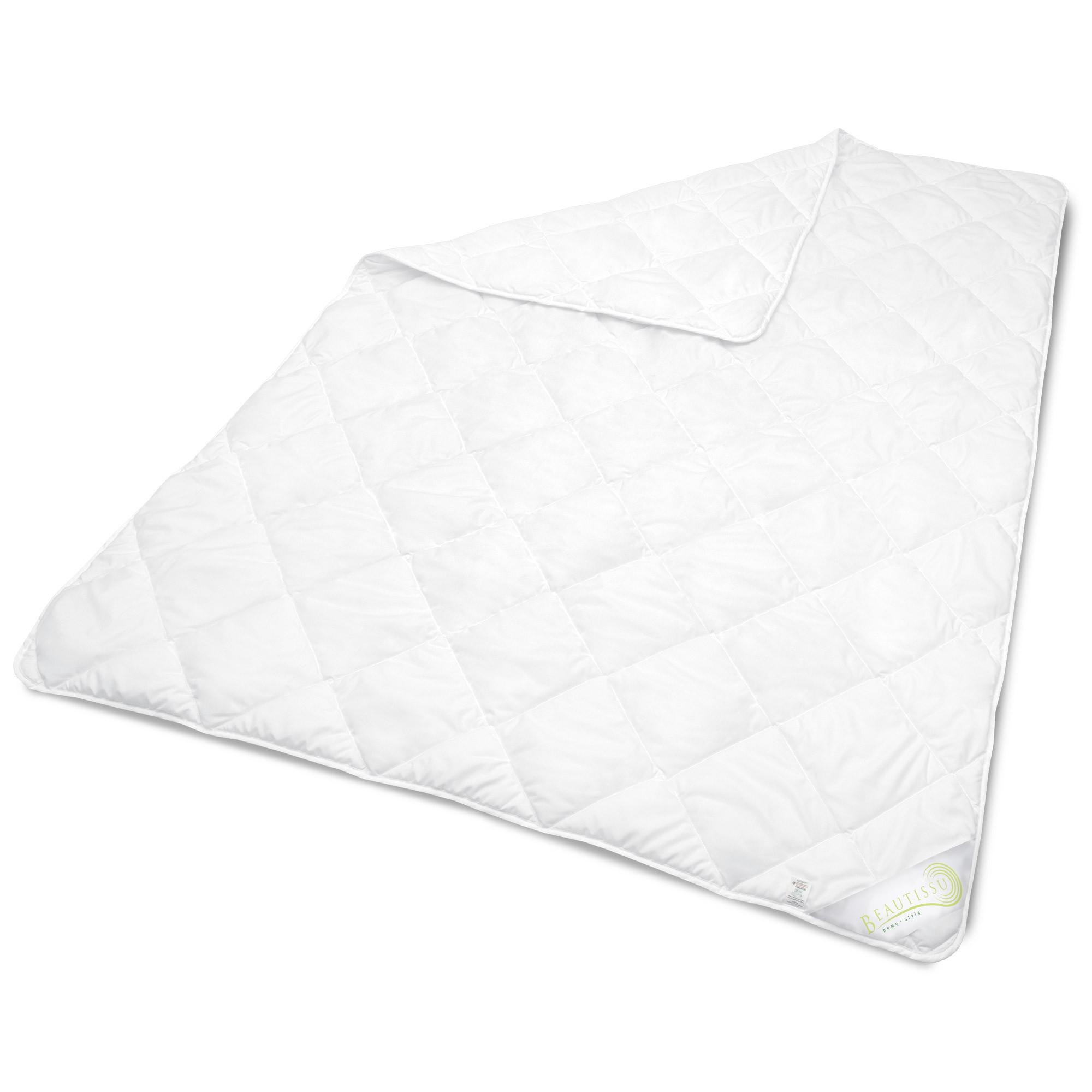 BETTDECKE BeauNuit SD 135/200 cm Leicht - Weiß, Textil (135/200cm) - Beautissu 