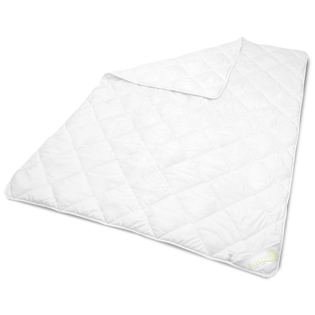 BETTDECKE BeauNuit SD 155x220cm Leicht (2tlg) - Weiß, Textil (155/220cm) - Beautissu 