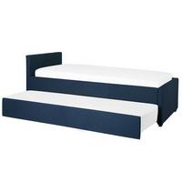 TAGESBETT 80/200cm Marineblau Marmande - Blau, Textil (80/200cm) - Beliani