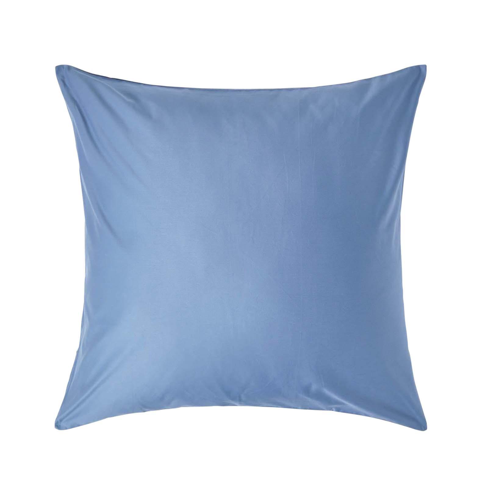 KISSENBEZUG Premium, Ägyptische Baumwolle, Fadendichte 1000 - Blau, Textil (80/80cm) - Homescapes