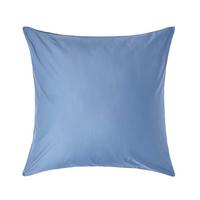KISSENBEZUG Premium, Ägyptische Baumwolle, Fadendichte 1000 - Blau, Textil (80/80cm) - Homescapes