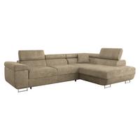 ECKSOFA Torezio, Seite: Rechts - Sandfarben, Holz/Textil (274/203cm) - MIRJAN24
