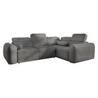 ECKSCHLAFSOFA Volare II, Seite: Rechts - Dunkelgrau, Holz/Textil (273/204cm) - MIRJAN24