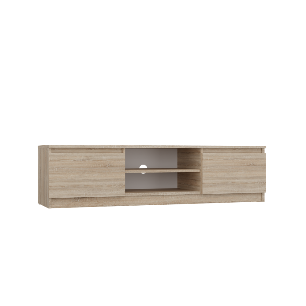 LOWBOARD Sonoma 140/36/40 - Sonoma Eiche, Holzwerkstoff (140/36/40cm) - RAUMHIRSCH FURNITURE