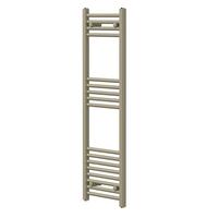 HANDTUCHHEIZKÖRPER 400 x 1200 mm Beige Badheizkörper gerade mit Seitenanschluss - Beige, Metall (40/120/3cm) - LuxeBath