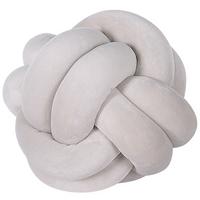 DEKOKISSEN Hellgrau 20/20 cm Malni - Hellgrau, Textil (20/20cm) - Beliani