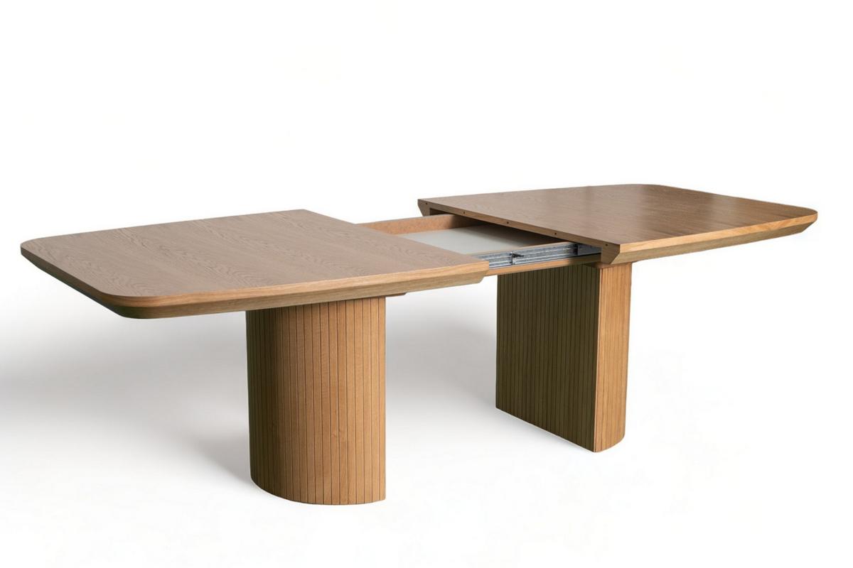ESSTISCH LINEA Ausziehbar 200 - 300 / 110 x 76 cm - Eichefarben, Holz (200/110/76cm) - MASSENO