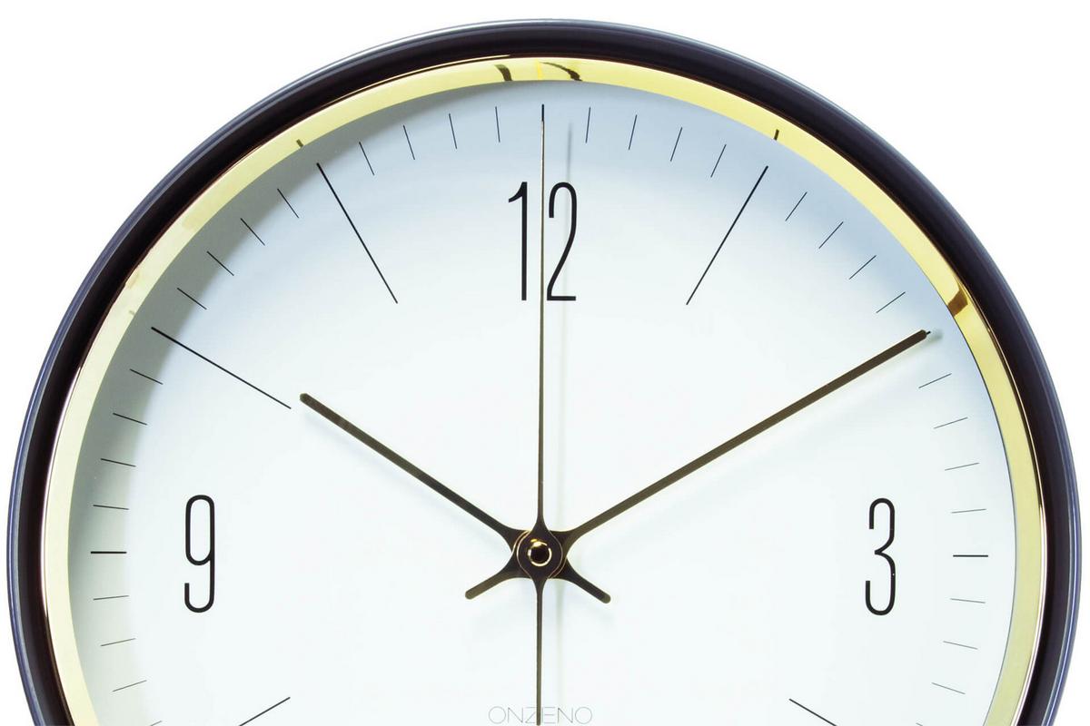 WANDUHR Design Weiß 33/33 cm - Weiß, Glas (32.7/32.7/5cm) - ONZENO