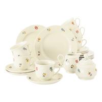 KAFFEESERVICE Marieluise Elfenbein Blütenmeer bunt 20-tlg. - Multicolor, Keramik (20.6/28.4/20.6cm) - Seltmann Weiden