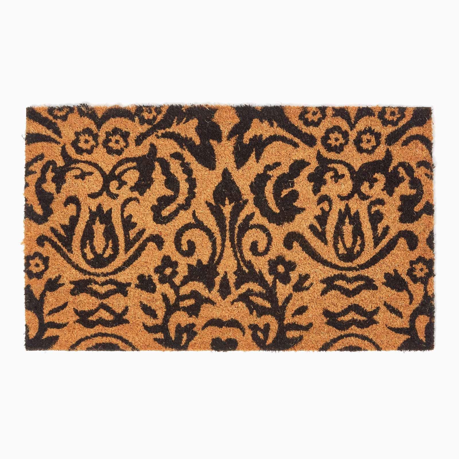 FUSSMATTE Barock, Kokosfaser 45/75 cm - Naturfarben, Naturmaterialien (45/75cm) - Homescapes