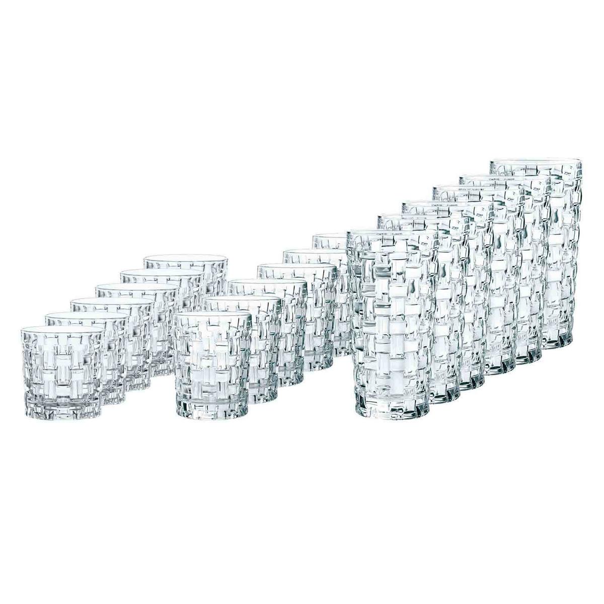 BARGLÄSER Bossa Nova transparent 18-tlg. - Transparent, Glas - Nachtmann