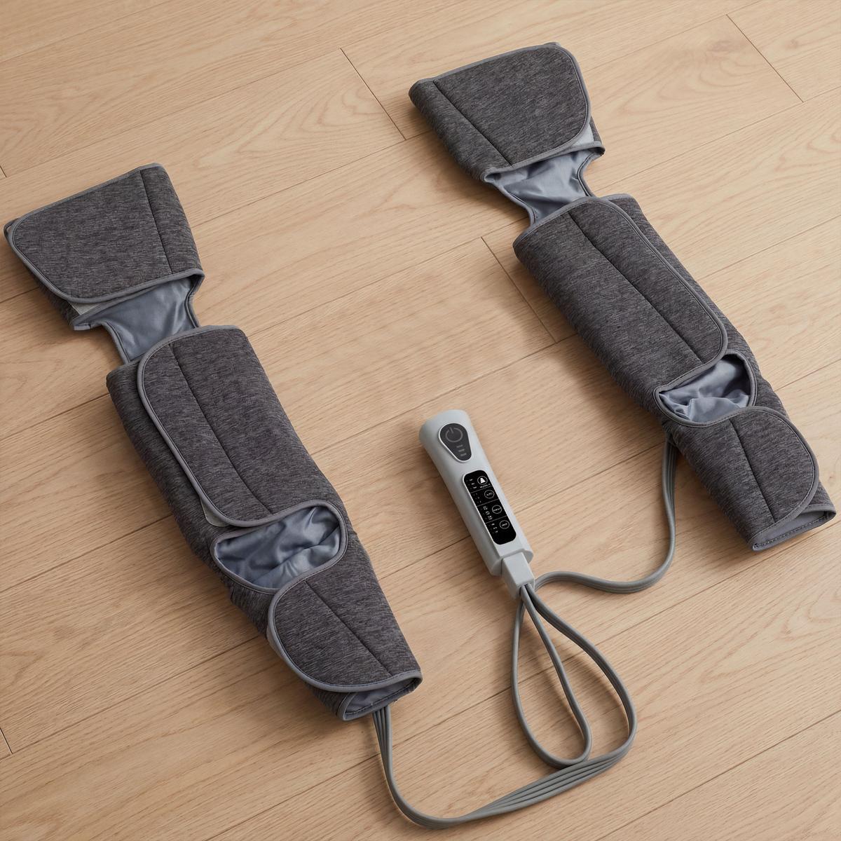 BEINMASSAGEGERÄT Stoff TPR Grau - Grau, Textil (77/12/96cm) - HOMCOM