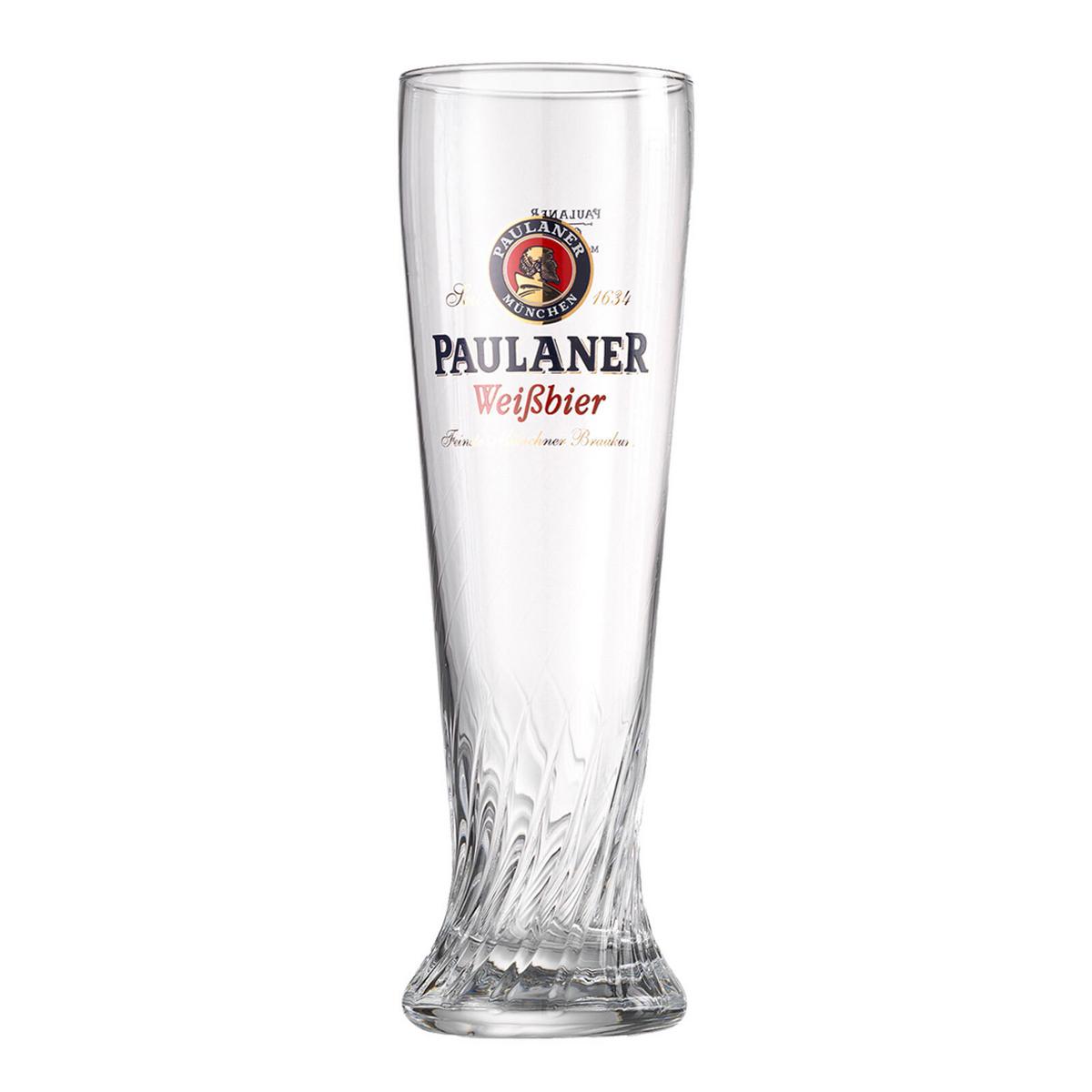 WEIZENBIERGLÄSER Paulaner transparent 500 ml 2er Set - Transparent, Glas (0.5L) - Ritzenhoff Breker