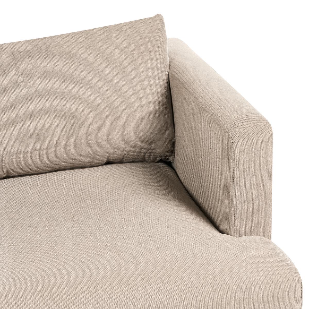 3-SITZER-SOFA Stoff Hellbraun Jarpen - Hellbraun, Textil (214/72/93cm) - Beliani