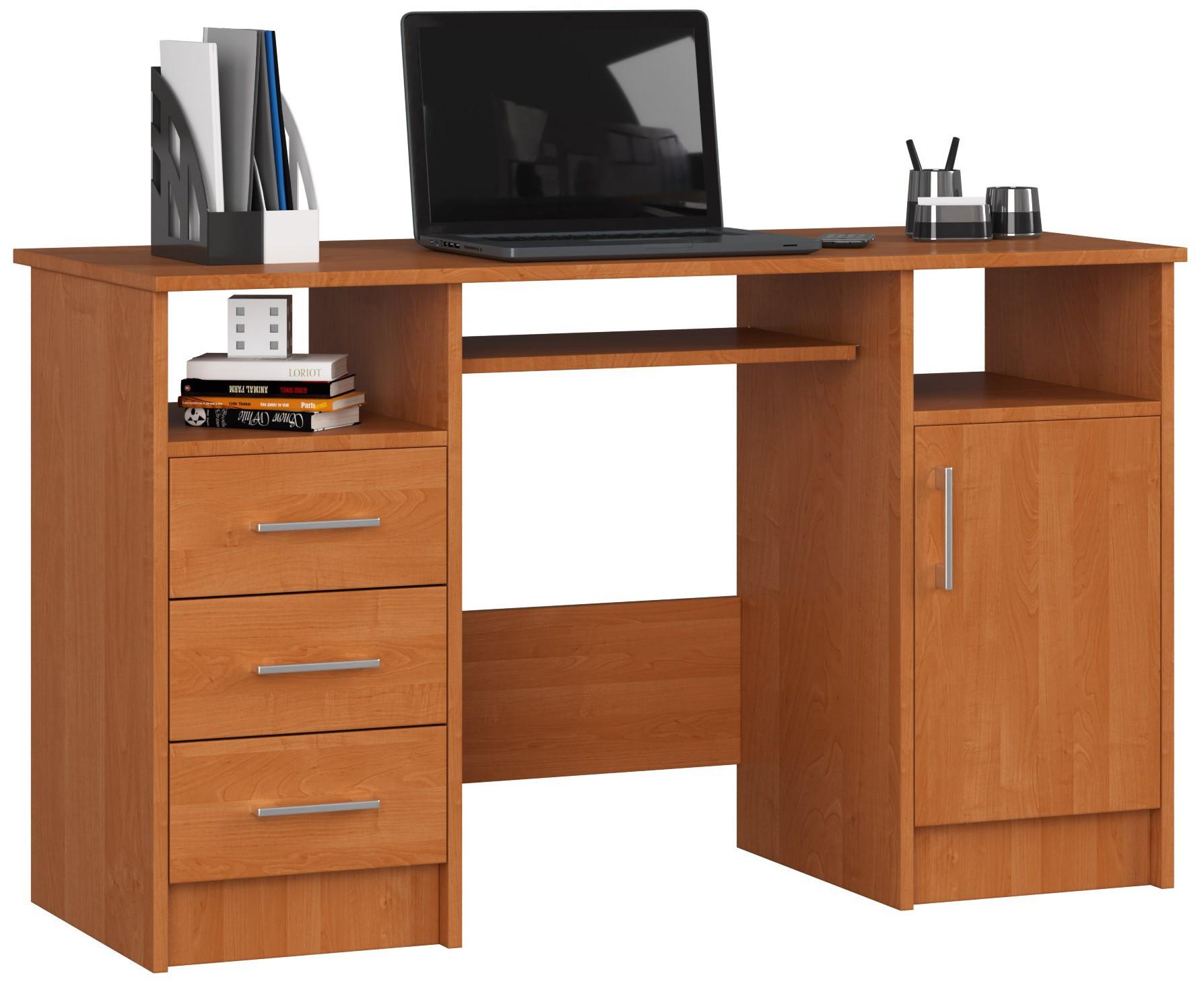 SCHREIBTISCH Erlefarben 74/124/52 - Erlefarben, Holzwerkstoff (124/85/74cm) - RAUMHIRSCH FURNITURE
