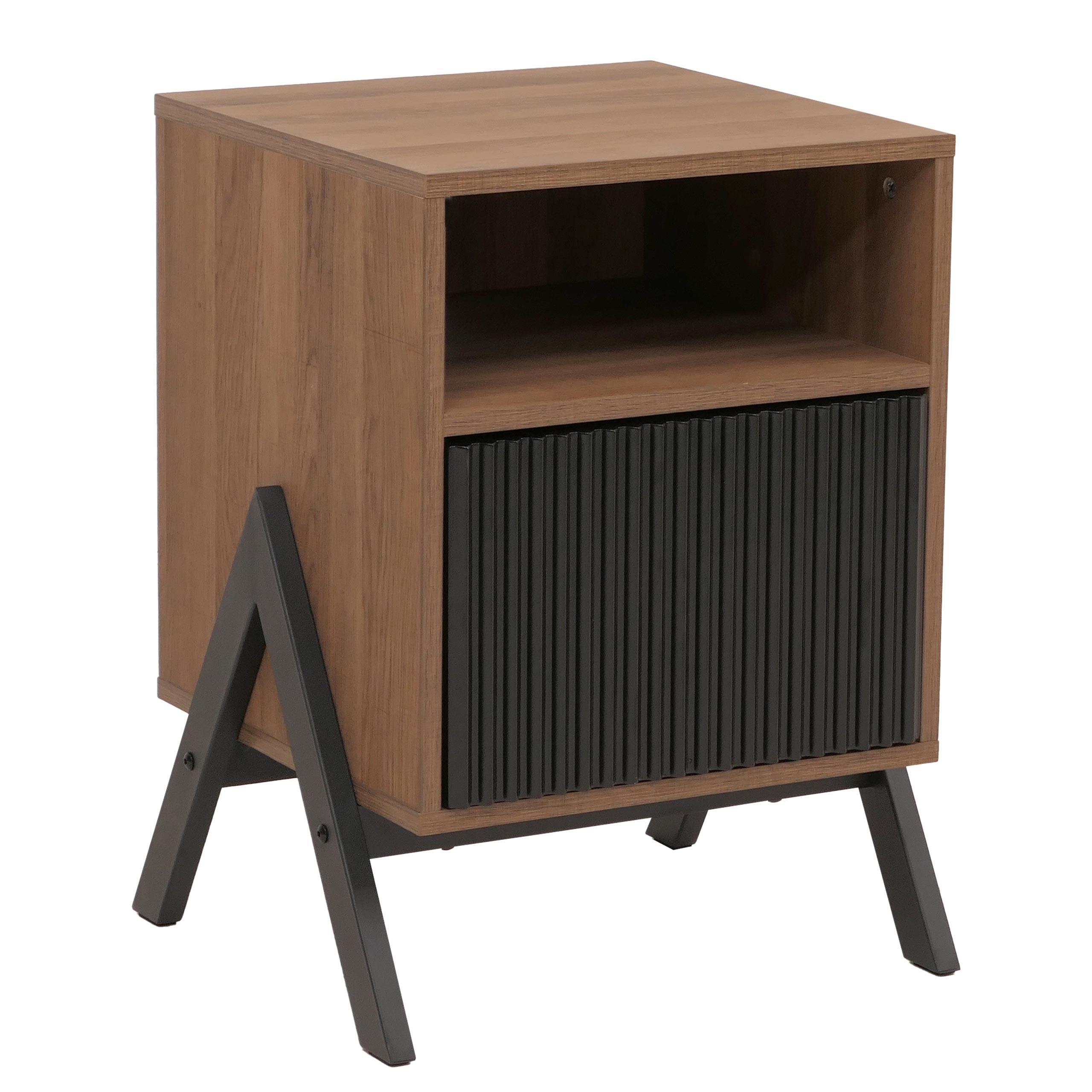 NACHTTISCH rechteckig Beige - Beige, Holz (40/59/40cm) - MCW