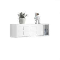 WANDGARDEROBE Weiß - Weiß, Holzwerkstoff (75/23/20cm) - SoBuy