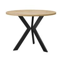 COUCHTISCH STK M6 - Schwarz/Eiche Artisan, Metall (67/67/50cm) - MIRJAN24